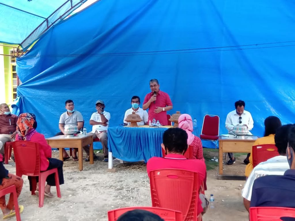 Kampanye di Desa Wamboule, AHS Sampaikan Komitmennya Untuk Butur Lima Tahun Kedepan