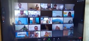 Kominfo Kota Kendari Ikut Webinar IKP yang Diselenggarakan Kementerian Kominfo RI