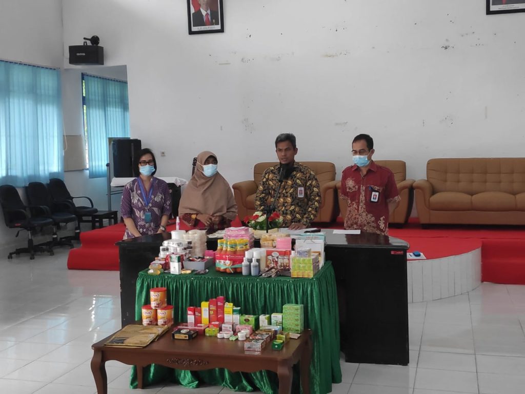 BPOM Kendari Lakukan Intensifikasi Pengawasan Produk Pangan Jelang Tahun Baru 2021