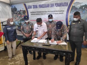 Pemkot Kendari Terima Pengelolaan dan Pemanfaatan Aset dari Kementrian PUPR RI