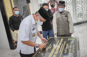 Resmikan Masjid Raudhatul Jannah, Wali Kota Kendari Ucapkan Terima Kasih Kepada Semua Pihak Yang Terlibat