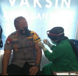 Kapolres Buton Utara Positif Covid-19, Usai Seminggu Divaksin