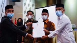 KPU Resmi Tetapkan Paslon Surunuddin – Rasyid Terpilih di Pilbup Konsel Periode 2021 – 2026