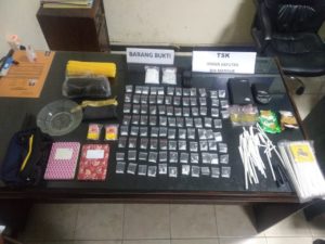 Lagi! Polda Sultra Amankan 93 Paket Sabu-sabu di Kendari