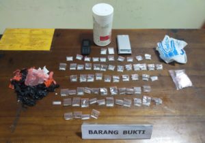 Polda Sultra Amankan 62 Paket Sabu di Kendari Barat