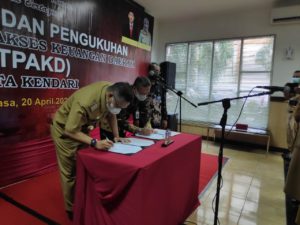 Wali Kota Kendari Harap TPAKD Kota Kendari Dapat Tingkatkan Perekonomian Daerah