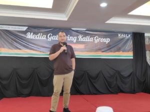 Presdir Kalla Group Hadiri Media Gathering di Kendari