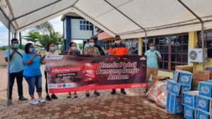 Astra Motor Salurkan Bantuan Untuk Korban Banjir di Ambon