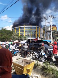 Sempat Terbakar, Aktivitas di Pasar Sentral Kota Kendari Kembali Normal