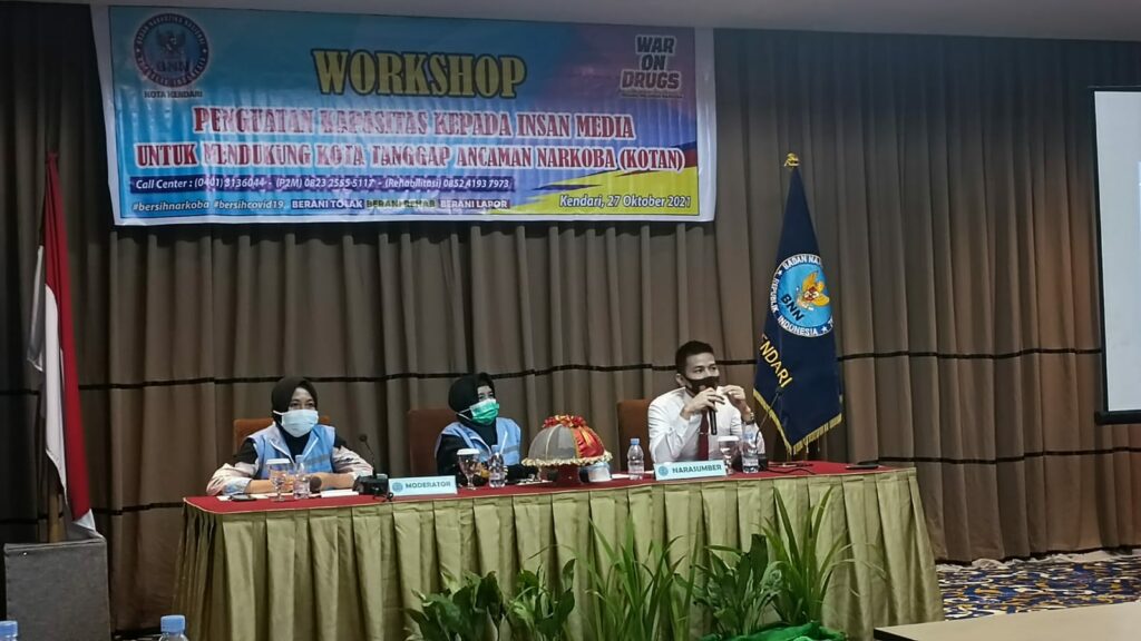 BNN Kendari Ajak Awak Media Dukung Program Kotan