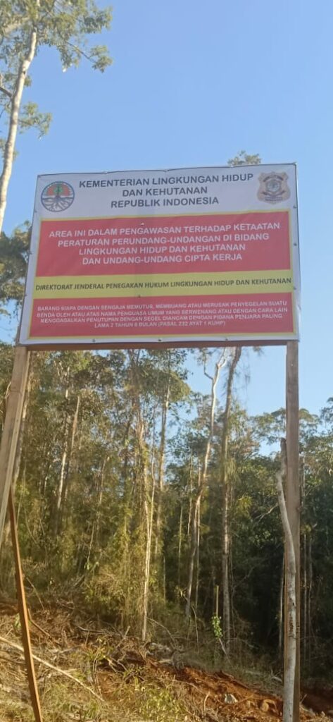 Gakkum KLHK Lakukan Penyegelan Beberapa Lokasi Penambangan di Blok Mandiodo