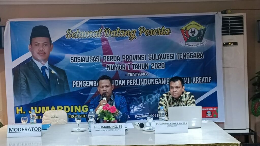 DPRD Sultra Sosialisasikan Perda Nomor 1 Tahun 2020 Pada Mahasiswa