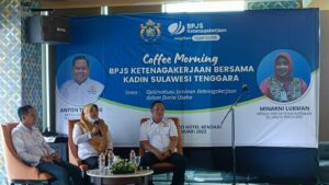 BP Jamsostek Paparkan Program Perlindungan Kerja Kepada Anggota Kadin Sultra