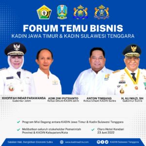 Upaya Pulihkan Ekonomi Akibat Covid-19, Kadin Sultra dan Jatim Bangun Misi Dagang