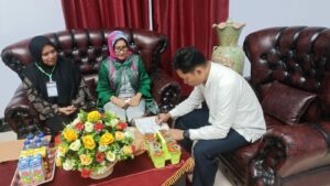 Pj. Wali Kota Kendari Didata Petugas Regsosek 2022