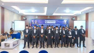 Peradi Sultra Lakukan Pengangkatan 39 Calon Anggota Advokat