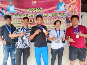 Bikin Bangga, Dua Karyawan PT GKP Persembahkan Medali Untuk Konkep di Ajang Porprov XIV