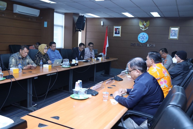 Rapat Koordinasi Polri, PWI, Dewan Pers, KPU, Bawaslu, dan KPI membahas dinamika jelang Pemilu 2024