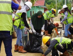Ciptakan Lingkungan Sehat dan Nyaman, PT GKP Jalankan Kegiatan Bersih Desa