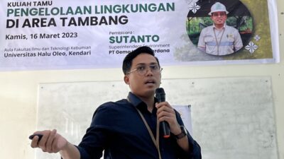 PT GKP Perkenalkan Implementasi Green Mining dalam Kuliah Tamu di UHO