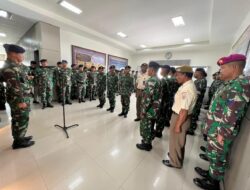 Danlanal Kendari Ingatkan Jajarannya Untuk Berpegang Teguh Pada Sapta Marga