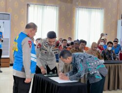 Kapolda Sultra Tandatangani Pakta Integritas Penerimaan Anggota Polri 2023