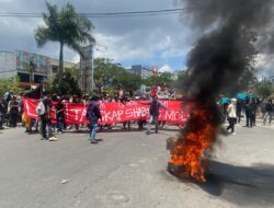 Ratusan Massa Aksi Desak Kejati Sultra Periksa Dugaan Korupsi Syahbandar Molawe