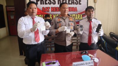 Sat Resnarkoba Polres Kolaka Utara Gagalkan Rencana Peredaran Shabu ke Bombana