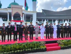 HUT TNI Ke-78, Pj Gubernur Sultra Perkuat Komitmen Bersama TNI Untuk Sukseskan Pengamanan Pemilu 2024