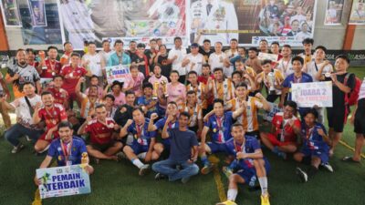 Pj Gubernur Sultra Tutup Turnamen Futsal IJTI Cup III 2023