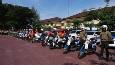 Apel Gelar Pasukan Operasi Lilin Anoa 2023, Wakapolda Sultra Sampaikan Amanat Kapolri