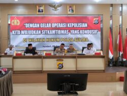 Wakapolda Sultra Buka Gelar Operasional Tahun 2024, Bahas Persiapan Kamtibmas Pemilu