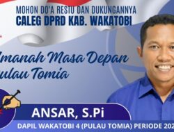 Siap Wakili Aspirasi Masyarakat Wakatobi, Ansar Maju sebagai Calon Anggota DPRD Kabupaten Wakatobi 2024-2029