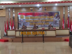 Polda Sultra dan Mabes Polri Gelar Doa Bersama untuk Keselamatan Pemilu 2024