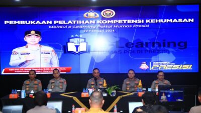 Pelatihan Kompetensi Kehumasan Polri: Kadiv Humas Tekankan Pentingnya Peningkatan Kemampuan Anggota di Era Police 4.0