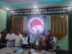 Ditresnarkoba Polda Sultra Tangkap 6 Pengedar Shabu Jaringan Lapas, Barang Bukti 1,7 Kg
