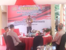Resmikan Mako Polsek Lalonggasumeeto, Kapolda Sultra Minta Personel Responsif dalam Melayani Masyarakat