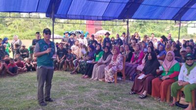 Kunjungi Konsel, Ketua TPD Ganjar-Mahfud Sultra Ajak Warga Pilih Capres-Cawapres Nomor Urut 3