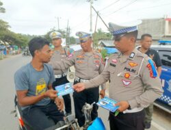 Subsatgas Binluh Ops Keselamatan Anoa 2024 Gelar Kegiatan Edukasi di Pasar Lapulu Kendari