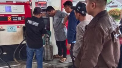 Cegah Kecurangan Distribusi BBM, Subdit I Indagsi Dit Reskrimsus Polda Sultra Lakukan Sidak SPBU Watubangga