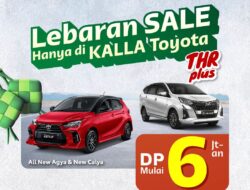 Lebaran Sale Toyota, DP Agya dan Calya Kini Mulai 6 Jutaan