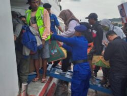 Mudik Lebaran Berjalan Lancar, Dit Polairud Polda Sultra Lakukan Pengamanan di Pelabuhan Kendari