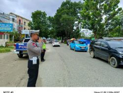 Kasat PJR Polda Sultra Pimpin Patroli Mobile di Kendari untuk Kamseltibcarlantas Lebaran