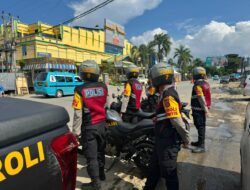 Tingkatkan Keamanan di Kendari, Tim Patroli Ops Ketupat Anoa 2024 Pantau Situasi di Pasar dan Mal Kendari