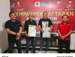 Mantap Maju, Yudhianto Mahardika Ambil Formulir Cakada di PDIP