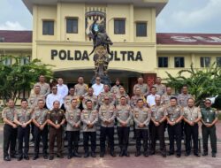 Peserta Didik Sespimti Polri Dikreg ke-33 Bahas Strategi Kamtibmas Dalam Pesta Demokrasi di Polda Sultra