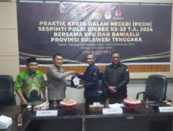 Pelajari Dinamika Pemilu 2024 di Sultra, Sespimti Dikreg Ke-33 Kunjungi KPU dan Bawaslu