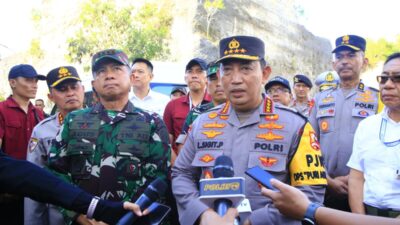 Kapolri dan Panglima TNI Tinjau Kesiapan Venue GWK untuk KTT World Water Forum