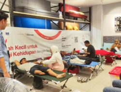 Libatkan Pegawai dan Pelanggan, Informa Kendari Kembali Gelar Donor Darah