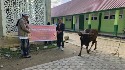 Momen Idul Adha 1445 H, The Park Kendari Bagikan Hewan Kurban Untuk Masyarakat Sekitar
